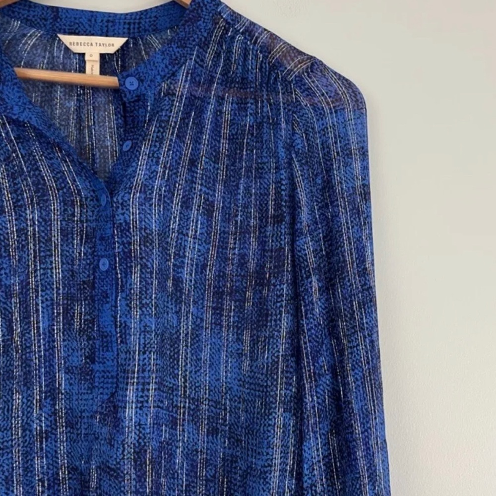 REBECCA TAYLOR SHEER BLOUSE